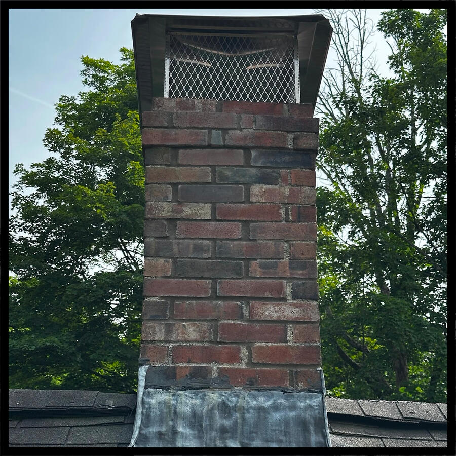 Chimney Repair, Repoint, Brick Replacement, Flashing Repair, and Custom Stainless Steel Rain Cap